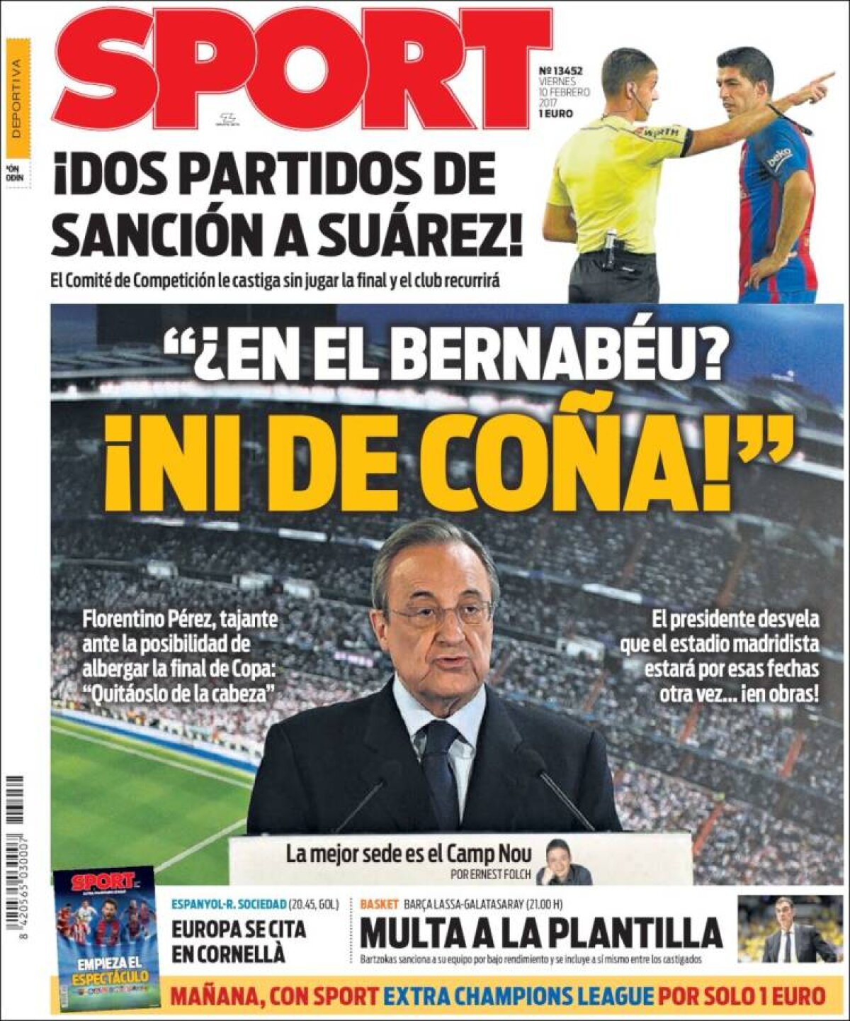 Ce scriu azi ziarele de sport din lume (10 februarie 2017)