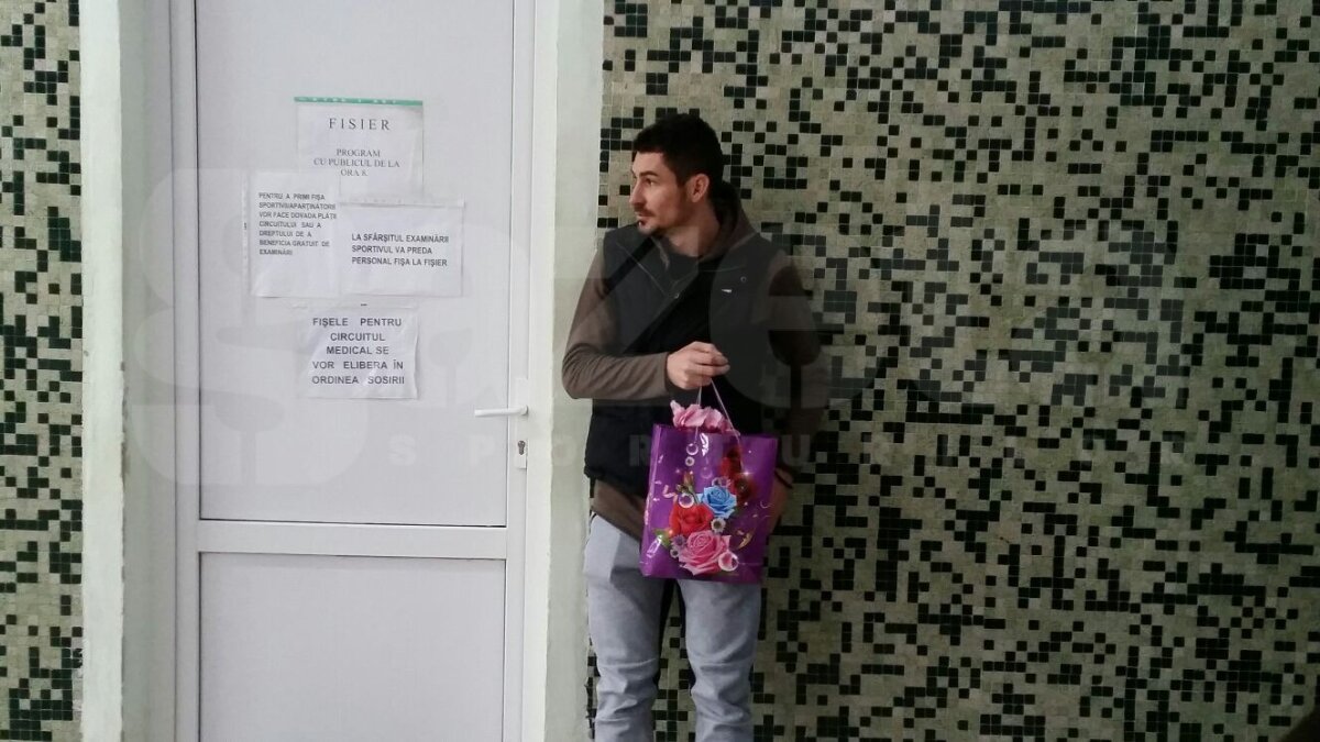 EXCLUSIV VIDEO Imagini de la vizita medicală a lui Pleașcă. Cum se prezintă jucătorul care "este peste Enache și Bălașa"