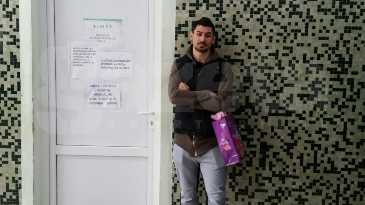 EXCLUSIV VIDEO Imagini de la vizita medicală a lui Pleașcă. Cum se prezintă jucătorul care "este peste Enache și Bălașa"