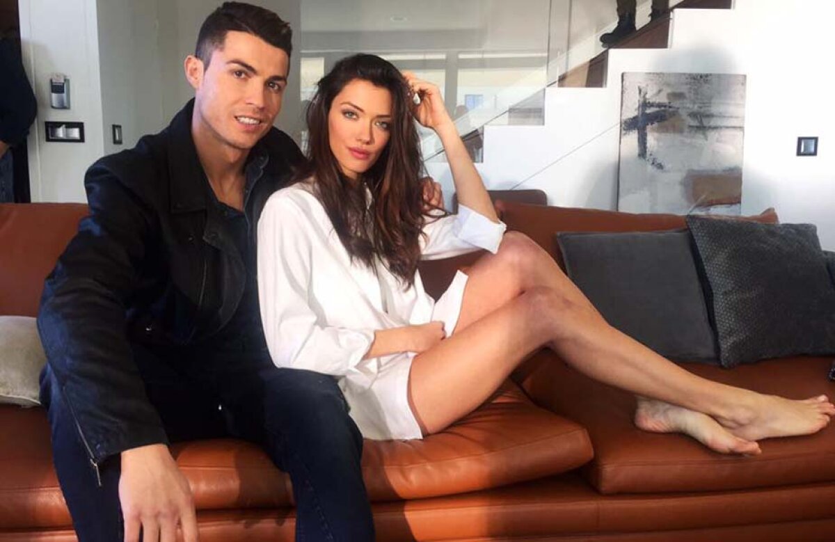 FOTO Probleme în paradis? Ronaldo s-a pozat cu o frumusețe îmbrăcată sumar. Iubita lui e geloasă