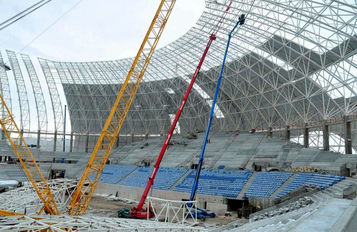 FOTO Imagini spectaculoase de pe noul "Oblemenco" » Detalii despre întârzierea lucrărilor