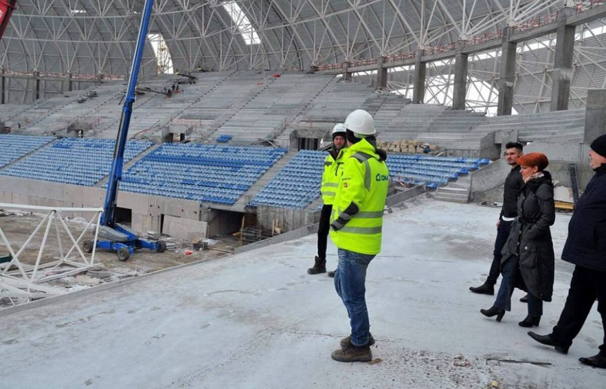 FOTO Imagini spectaculoase de pe noul "Oblemenco" » Detalii despre întârzierea lucrărilor