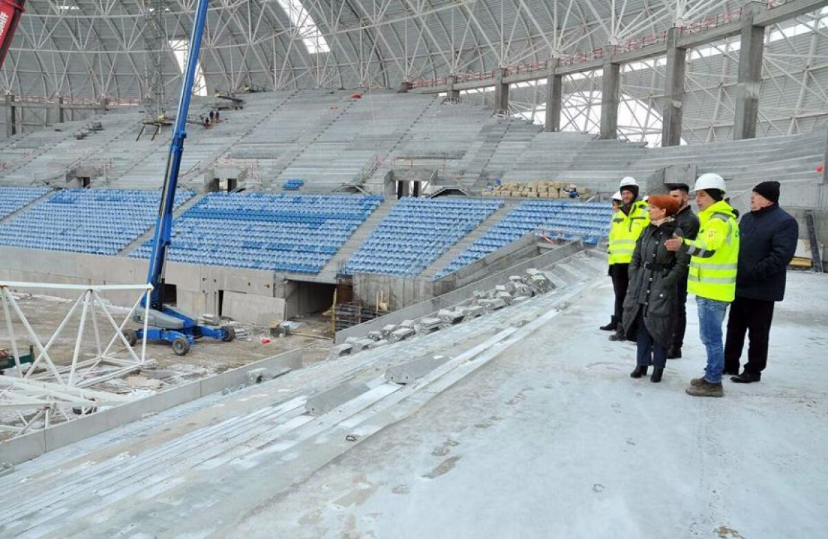 FOTO Imagini spectaculoase de pe noul "Oblemenco" » Detalii despre întârzierea lucrărilor