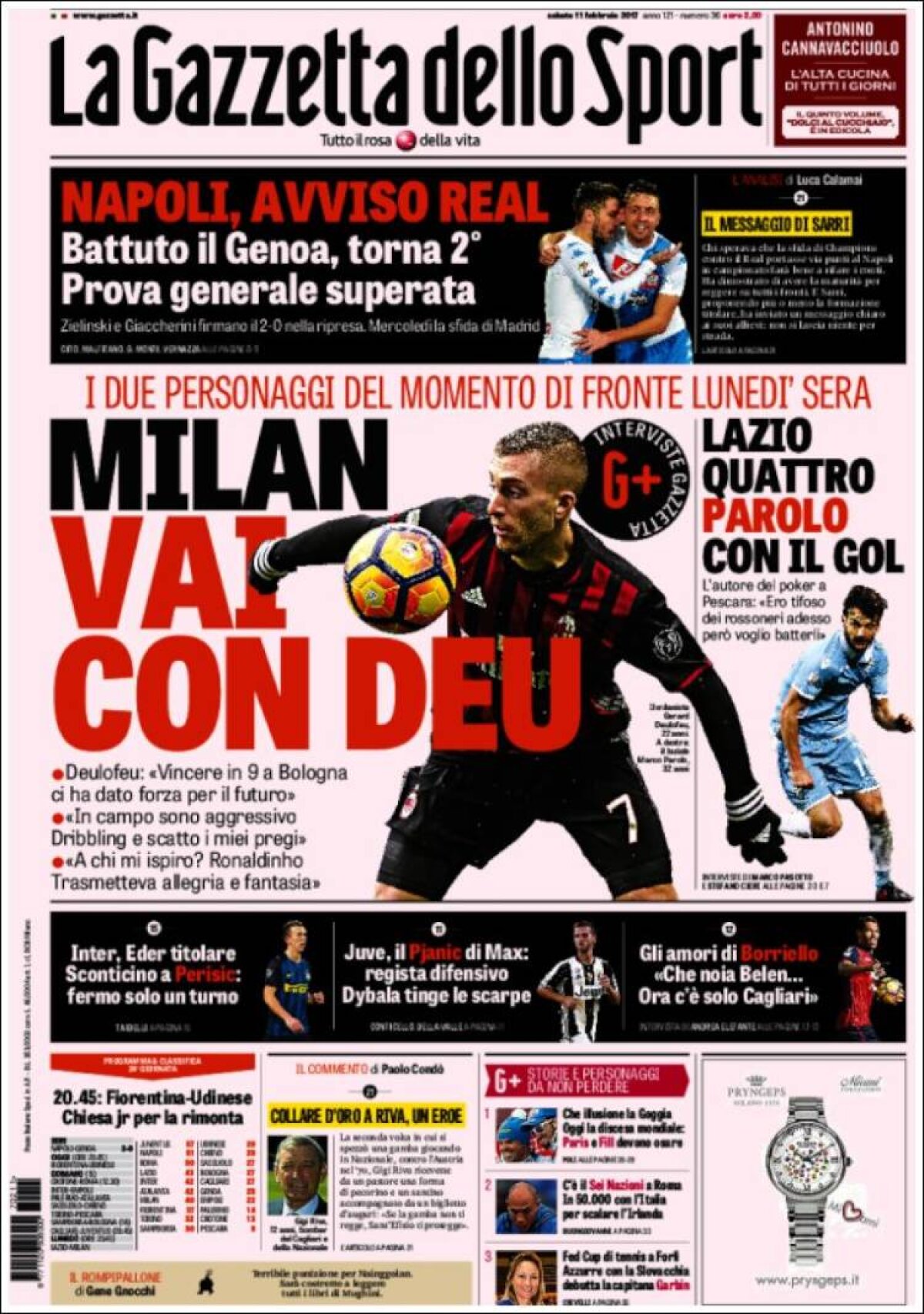 Ce scriu azi ziarele de sport din lume (11 februarie 2017)