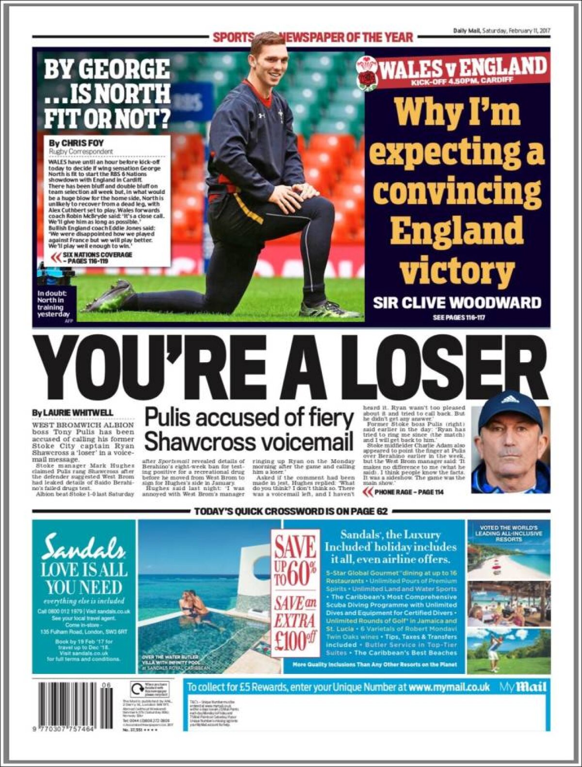 Ce scriu azi ziarele de sport din lume (11 februarie 2017)