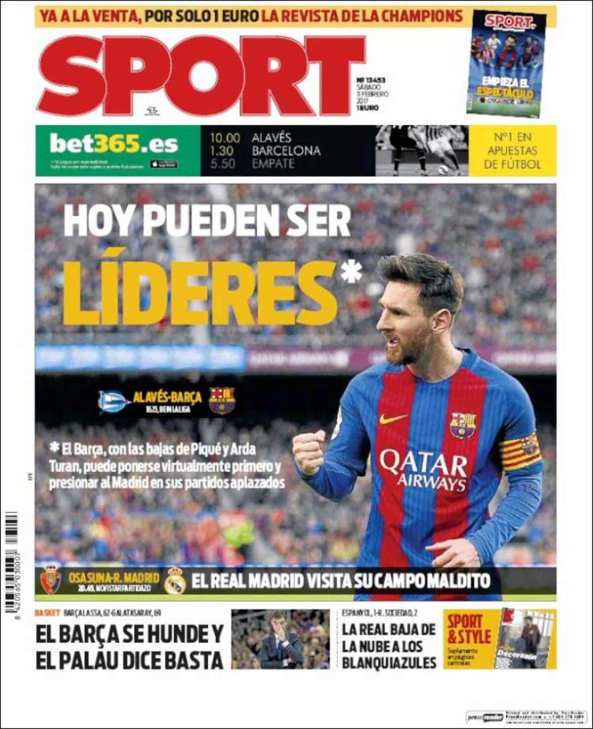 Ce scriu azi ziarele de sport din lume (11 februarie 2017)