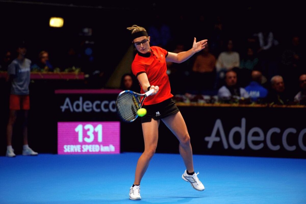 FOTO România - Belgia 0-2 la general » Cîrstea și Niculescu au pierdut în prima zi de Fed Cup