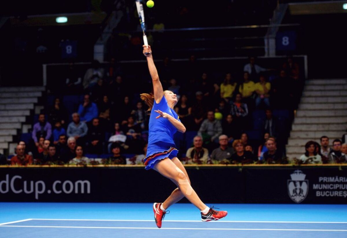 FOTO România - Belgia 0-2 la general » Cîrstea și Niculescu au pierdut în prima zi de Fed Cup