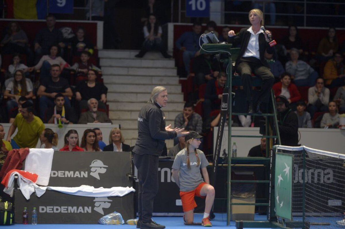 FOTO România - Belgia 0-2 la general » Cîrstea și Niculescu au pierdut în prima zi de Fed Cup