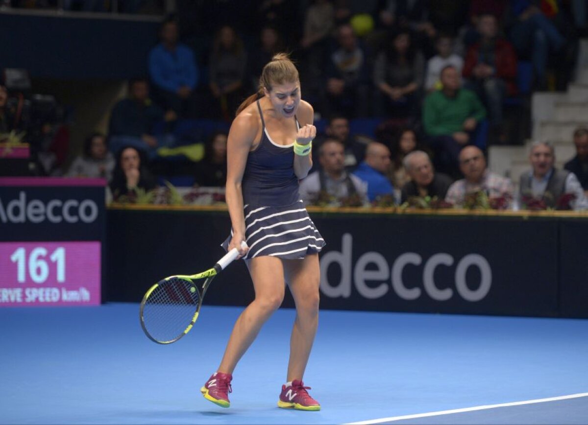 FOTO România - Belgia 0-2 la general » Cîrstea și Niculescu au pierdut în prima zi de Fed Cup