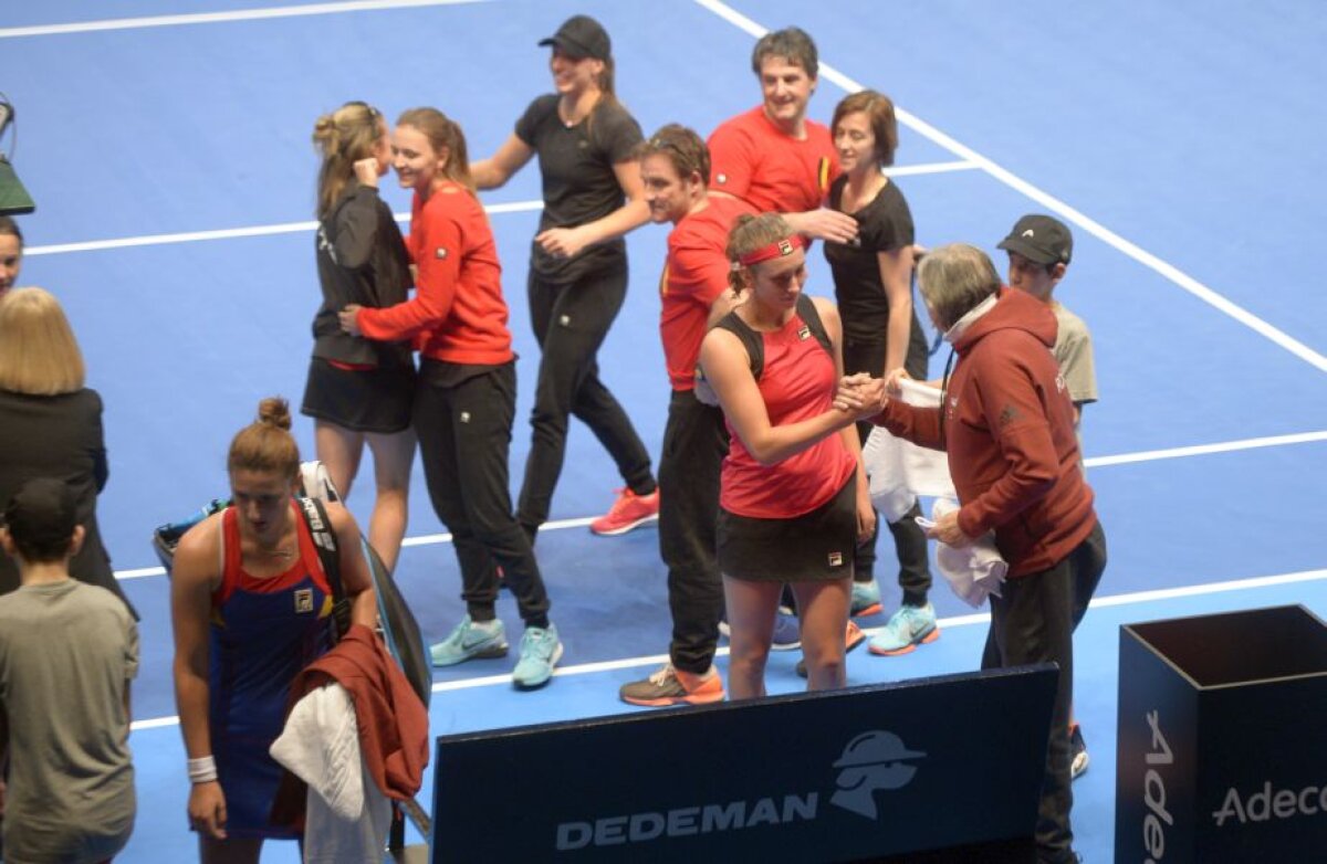 FOTO S-a terminat, România pierde cu Belgia » Irina Begu a fost învinsă după un meci maraton cu Elise Mertens