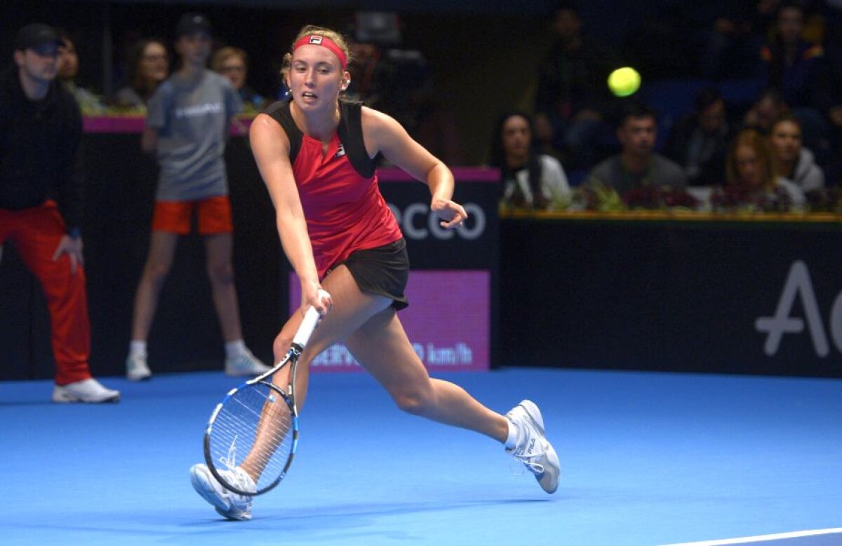 FOTO S-a terminat, România pierde cu Belgia » Irina Begu a fost învinsă după un meci maraton cu Elise Mertens