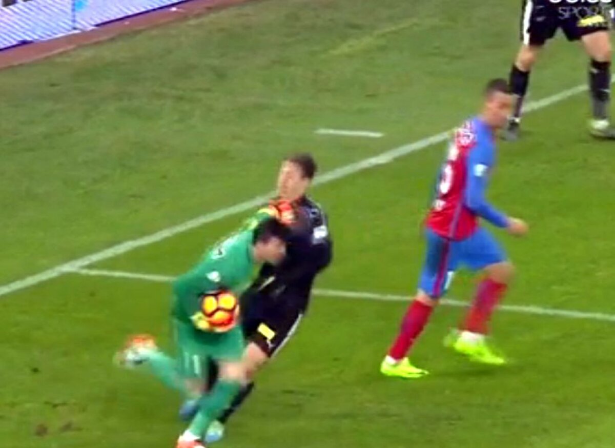 FOTO Chivulete a aprins meciul! Două penalty-uri date în 6 minute în Steaua - FC Voluntari » Proteste la final