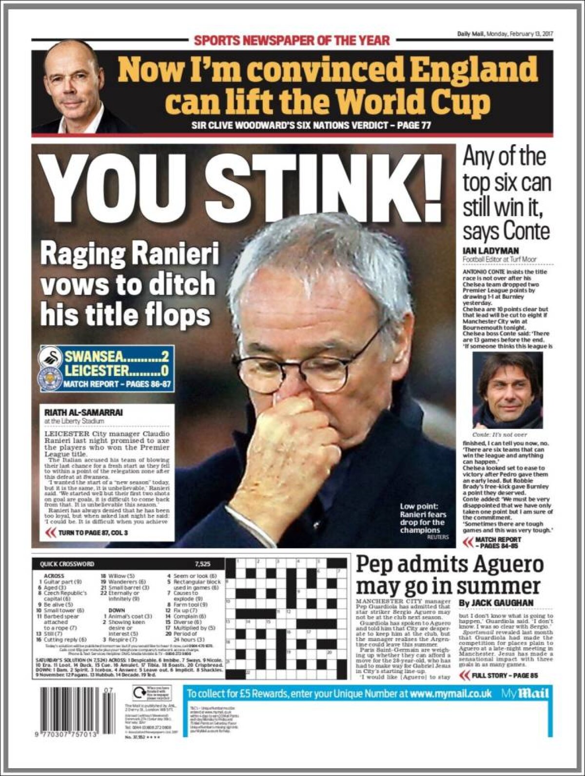 Ce scriu azi ziarele de sport din lume (13 februarie 2017)