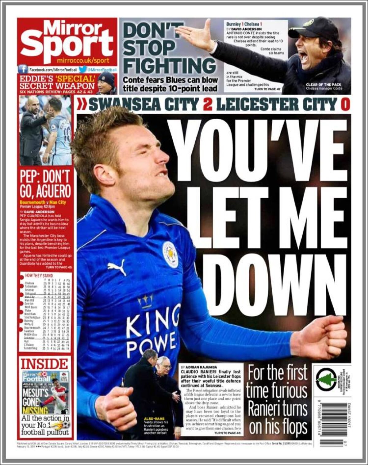 Ce scriu azi ziarele de sport din lume (13 februarie 2017)