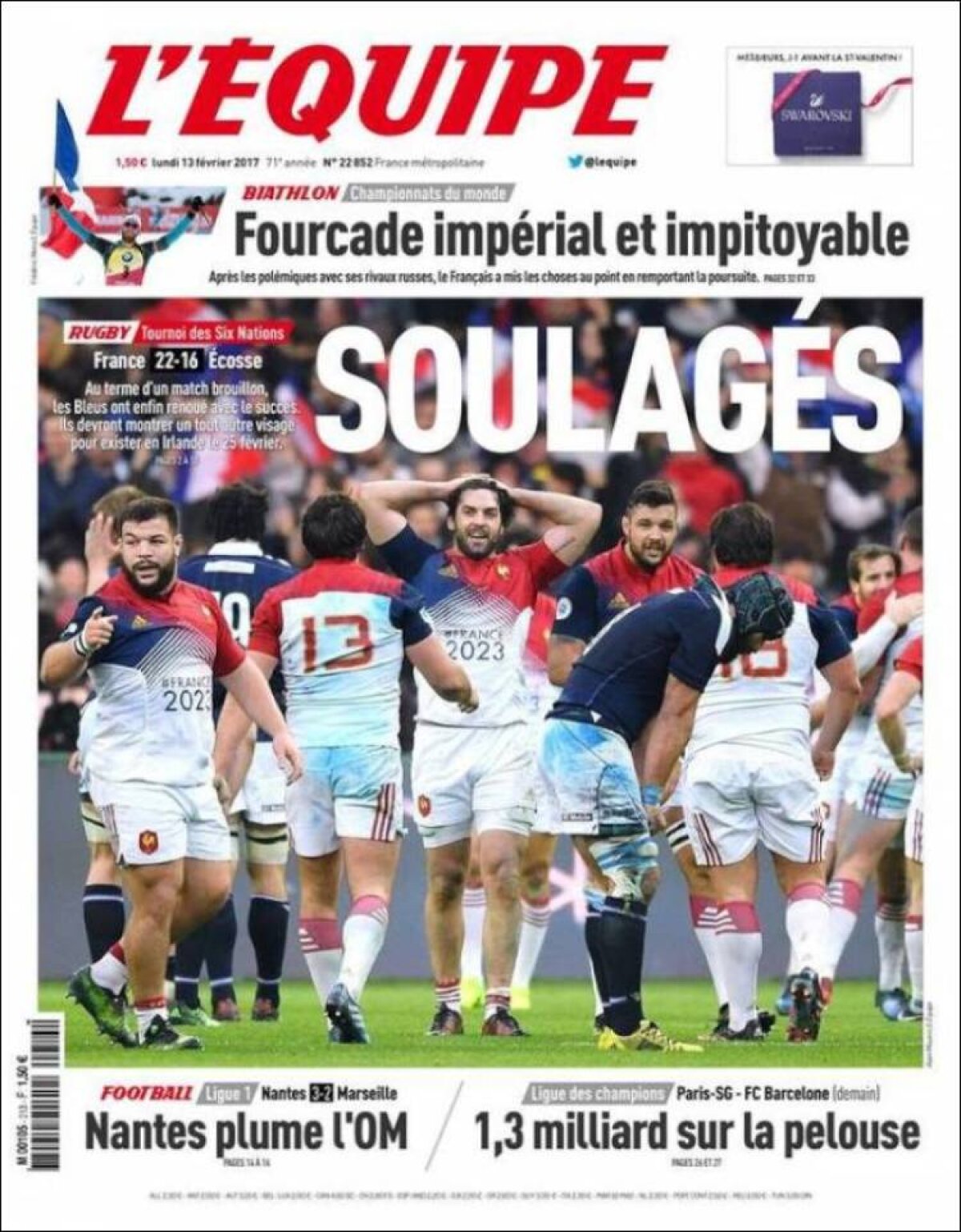 Ce scriu azi ziarele de sport din lume (13 februarie 2017)