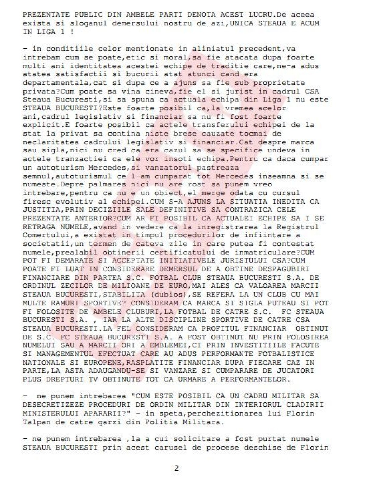 EXCLUSIV Suporterii Stelei sar la gâtul societății care a cerut promovarea lui Talpan: "E hilar să faci așa ceva" + Cum arată petiția de la mitingul din 25 februarie