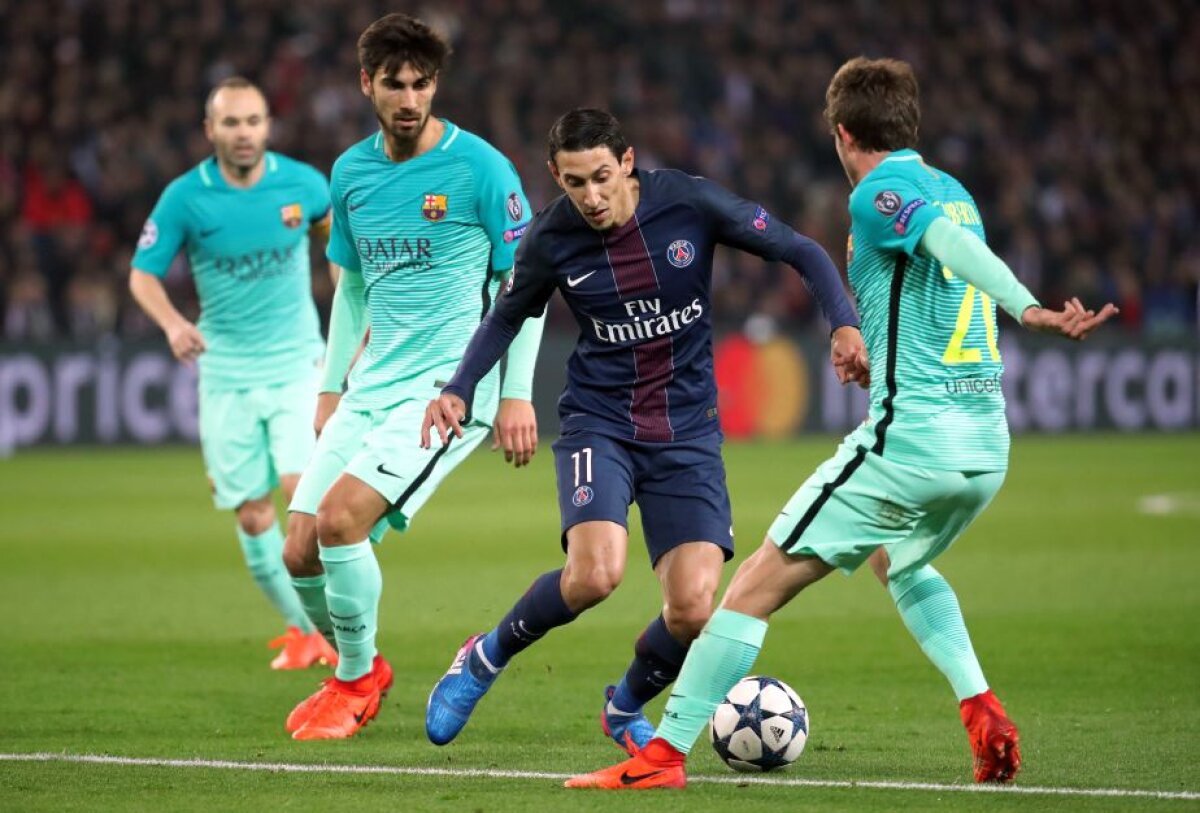 VIDEO+FOTO Seară de vis pentru Di Maria și Cavani! PSG a umilit-o pe Barcelona în "optimile" Ligii Campionilor » Benfica a câștigat cu Borussia Dortmund
