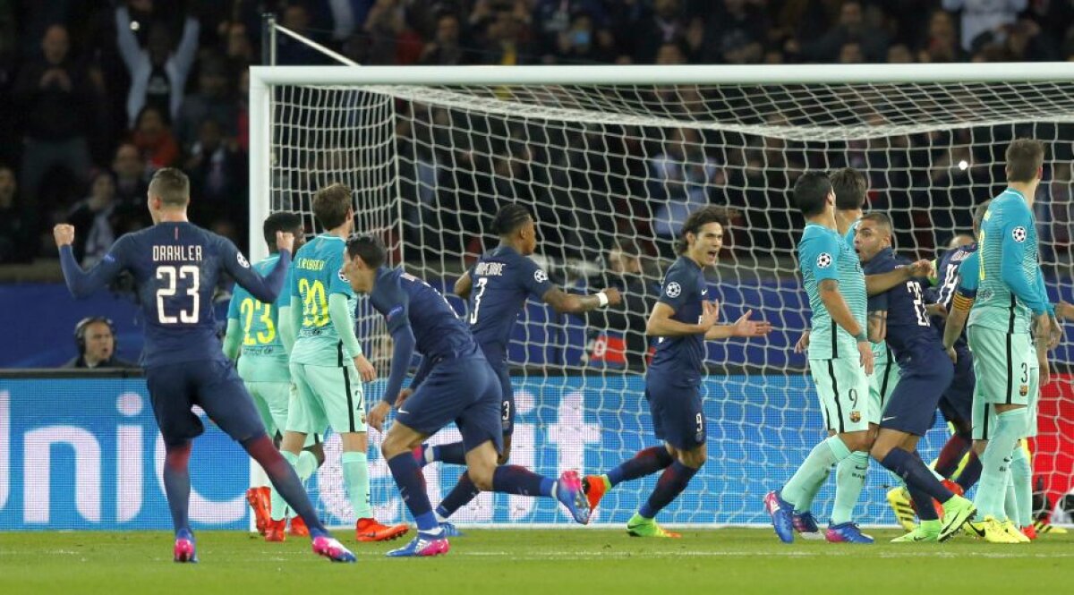 VIDEO+FOTO Seară de vis pentru Di Maria și Cavani! PSG a umilit-o pe Barcelona în "optimile" Ligii Campionilor » Benfica a câștigat cu Borussia Dortmund