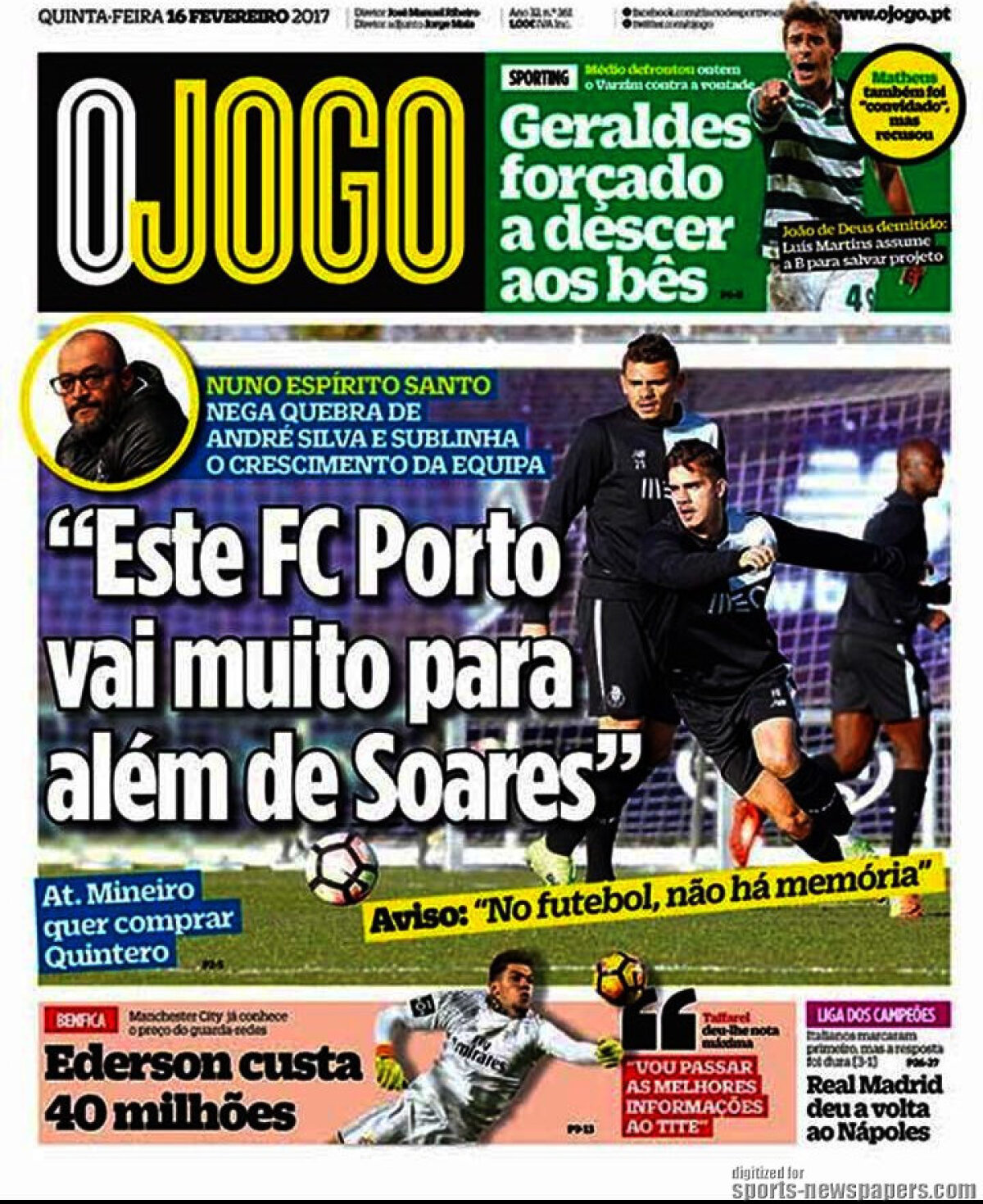 Ce scriu azi ziarele de sport din lume (16 februarie 2017)