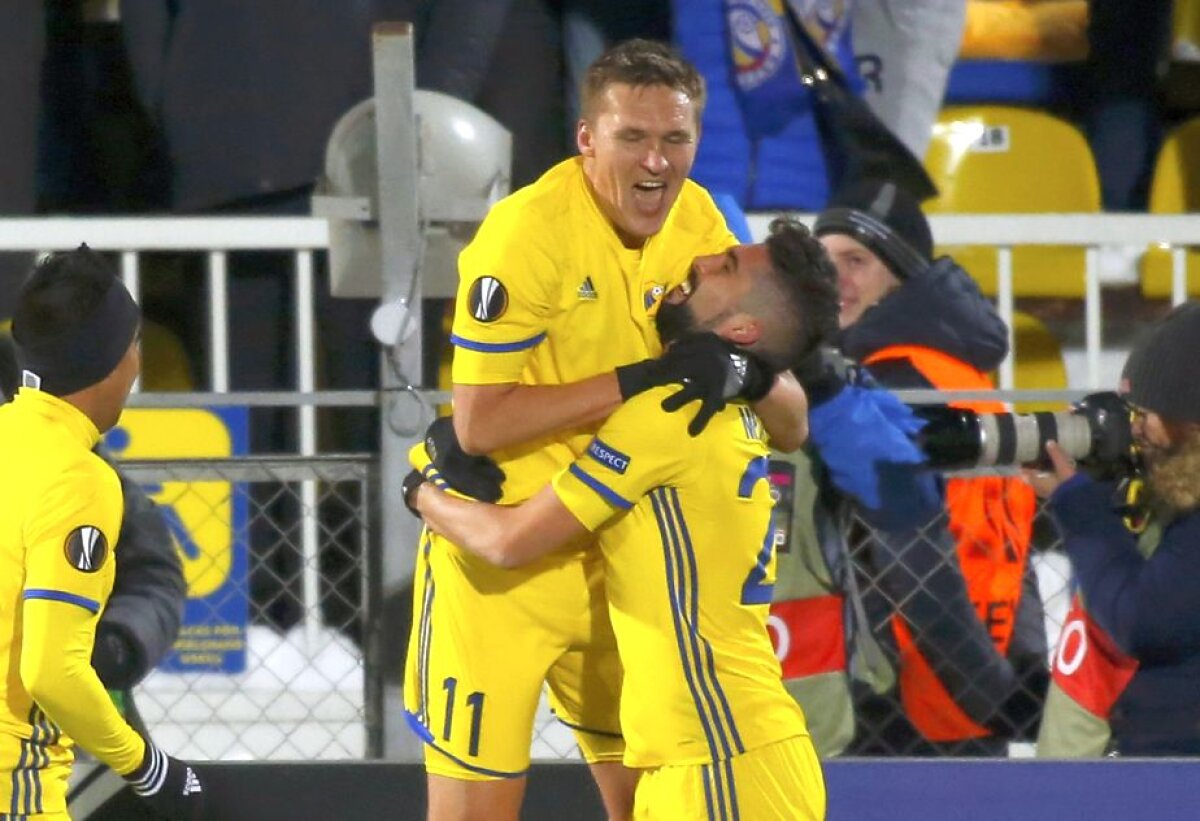 FOTO + VIDEO » Toate rezultatele din Europa League » Keșeru și Mevlja au marcat! Ibrahimovici și Dzeko au reușit câte un hat-trick