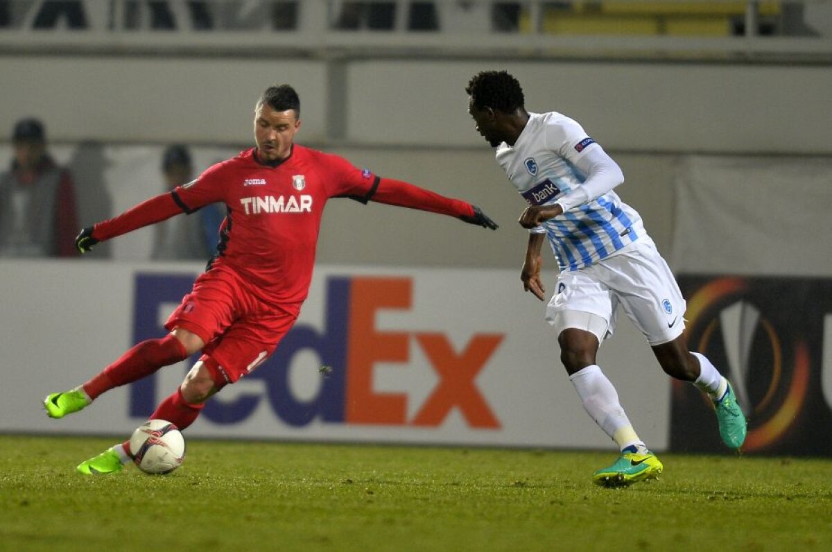 VIDEO+FOTO Astra salvează o remiză în ultimul minut cu Genk după un meci spectaculos, cu 4 goluri! Returul este peste o săptămână