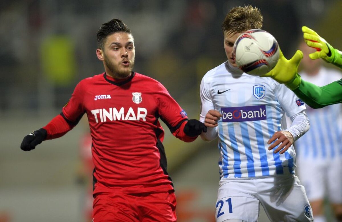 VIDEO+FOTO Astra salvează o remiză în ultimul minut cu Genk după un meci spectaculos, cu 4 goluri! Returul este peste o săptămână