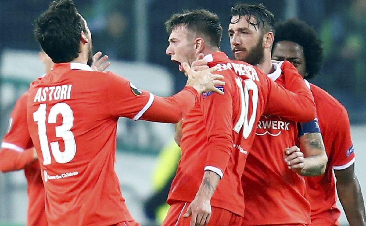 FOTO + VIDEO » Toate rezultatele din Europa League » Keșeru și Mevlja au marcat! Ibrahimovici și Dzeko au reușit câte un hat-trick