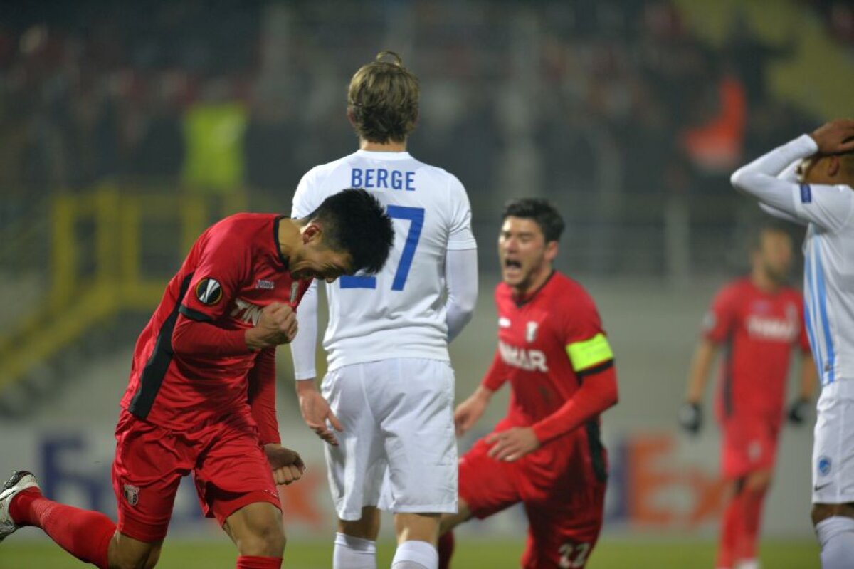 VIDEO+FOTO Astra salvează o remiză în ultimul minut cu Genk după un meci spectaculos, cu 4 goluri! Returul este peste o săptămână