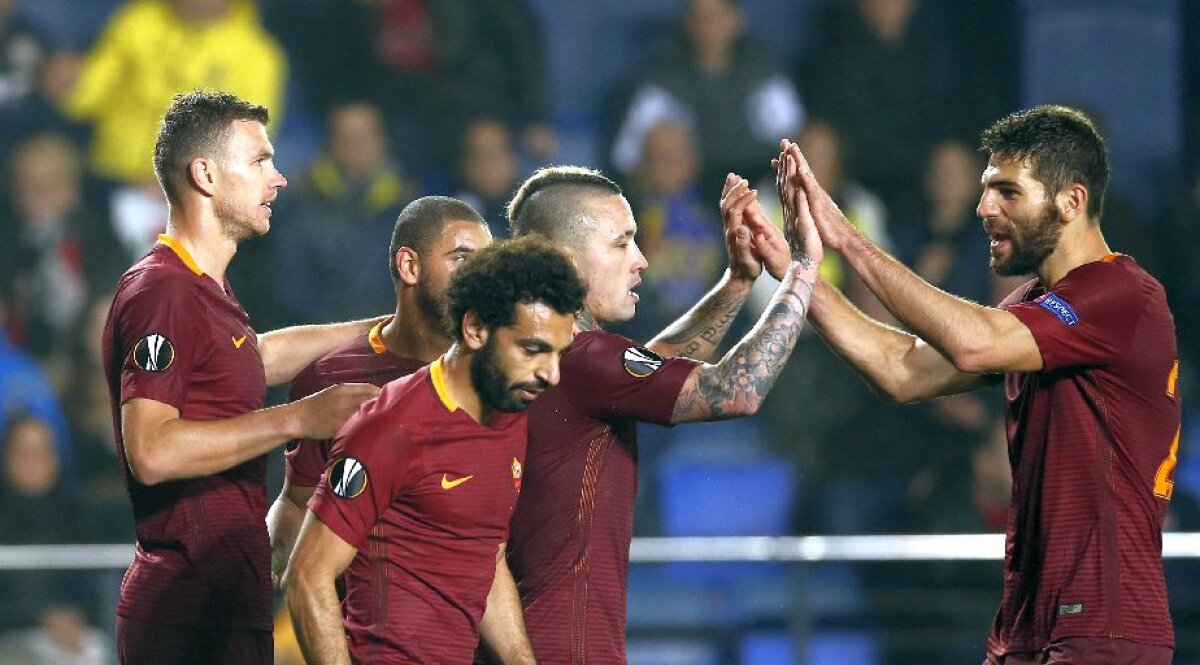 FOTO + VIDEO » Toate rezultatele din Europa League » Keșeru și Mevlja au marcat! Ibrahimovici și Dzeko au reușit câte un hat-trick