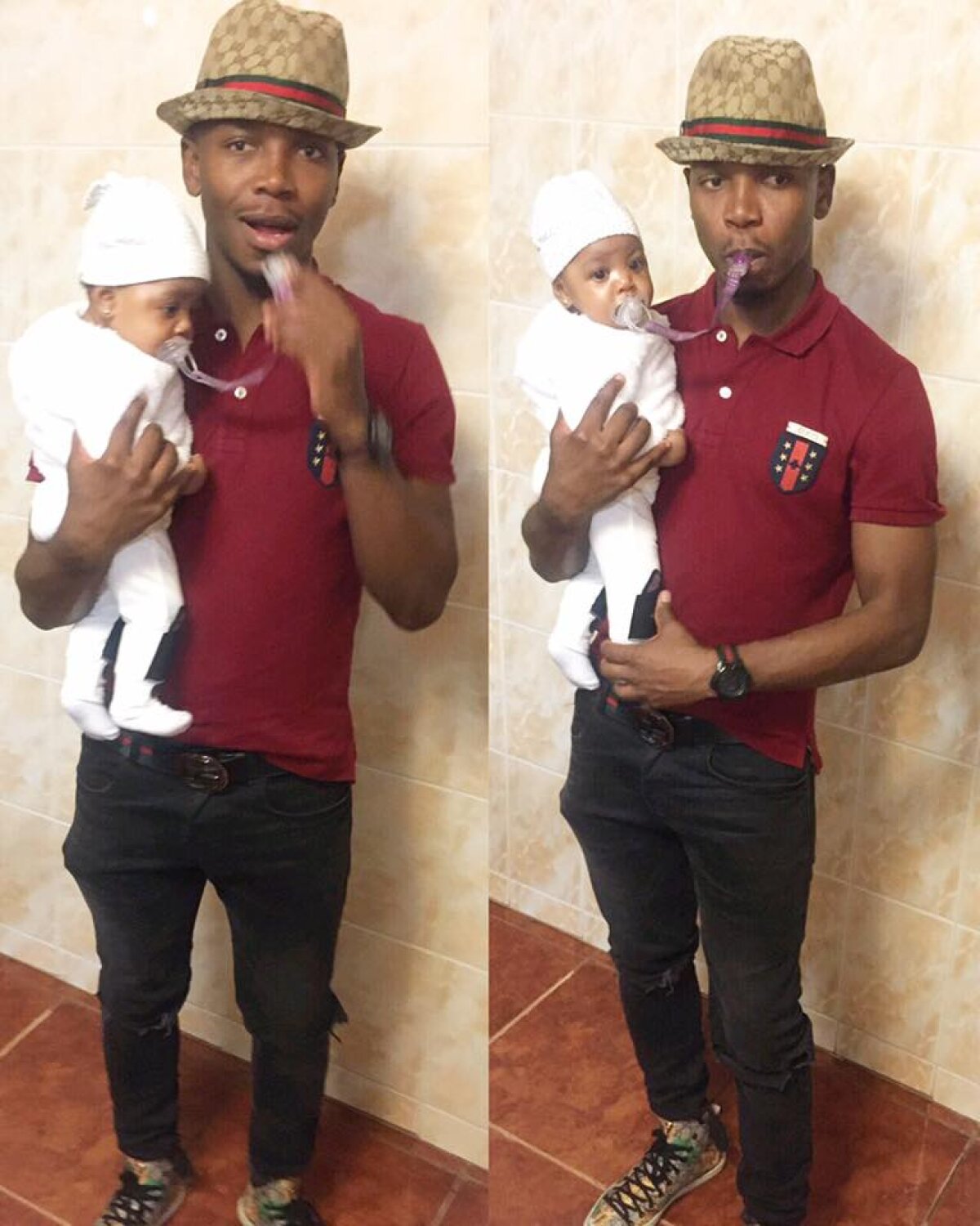 FOTO Gucci Man » Mahlangu îşi cumpără 99% dintre haine de la brandul italian, fapt ce i-a adus o poreclă amuzantă printre colegii săi de la Dinamo