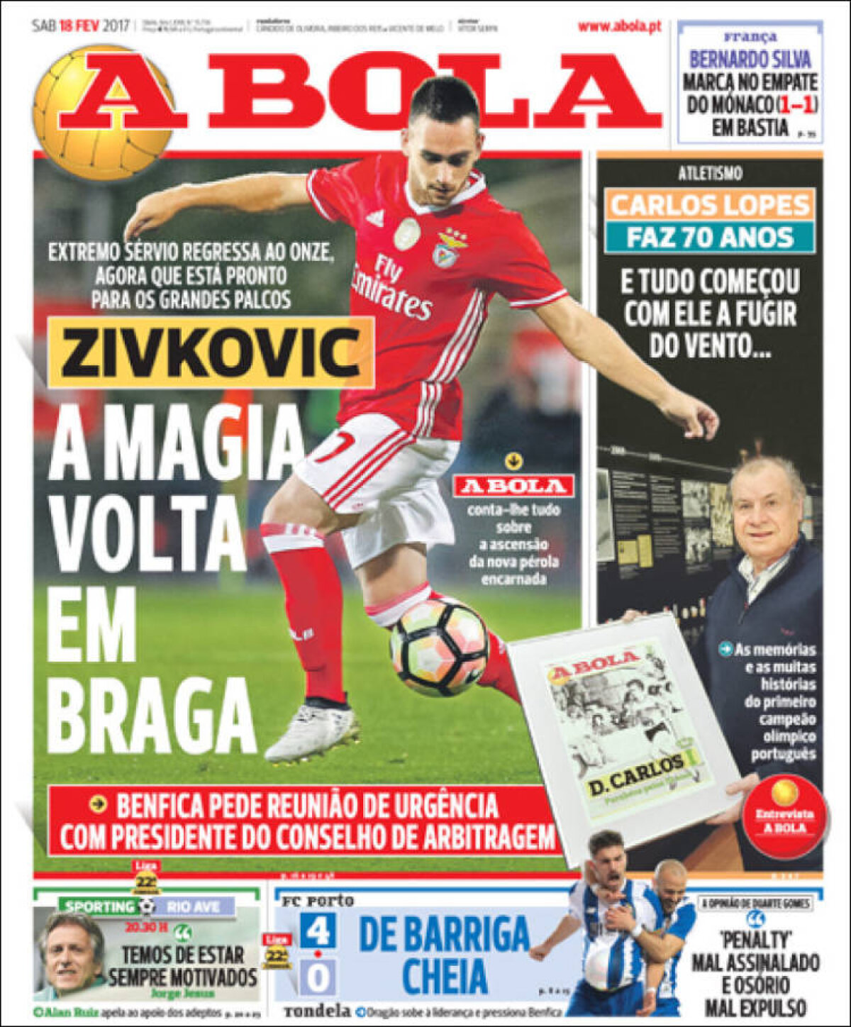 Ce scriu azi ziarele de sport din lume (18 februarie 2017)