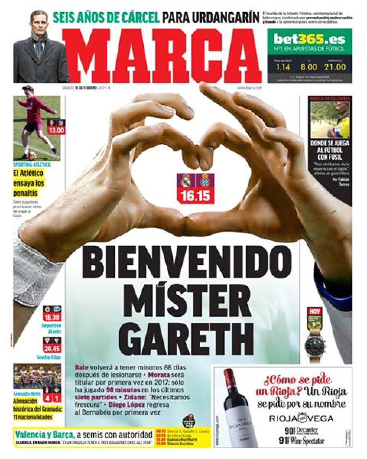 Ce scriu azi ziarele de sport din lume (18 februarie 2017)