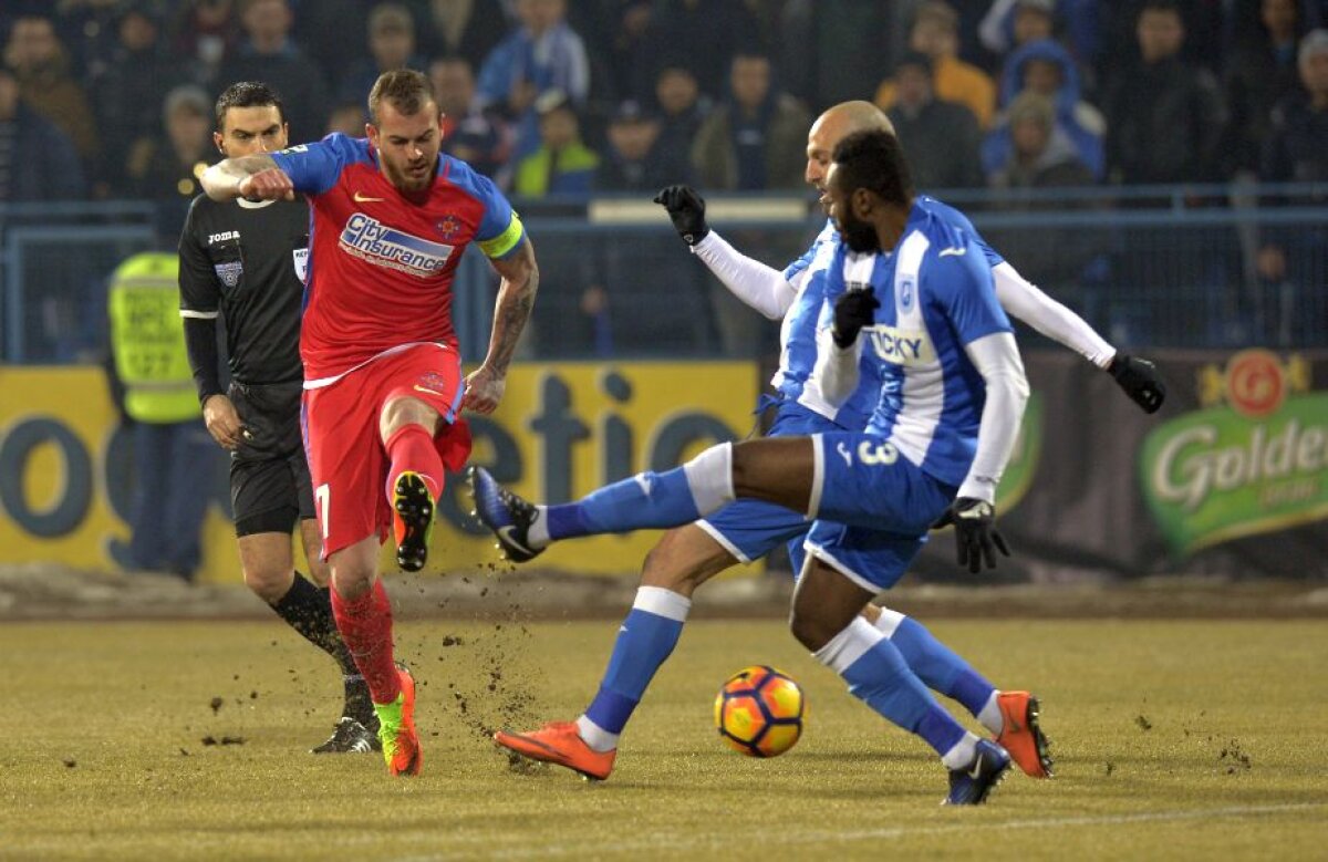 FOTO și VIDEO Victoria renegaților » Steaua câștigă la Severin cu CS U Craiova grație golurilor lui Pintilii și Enache