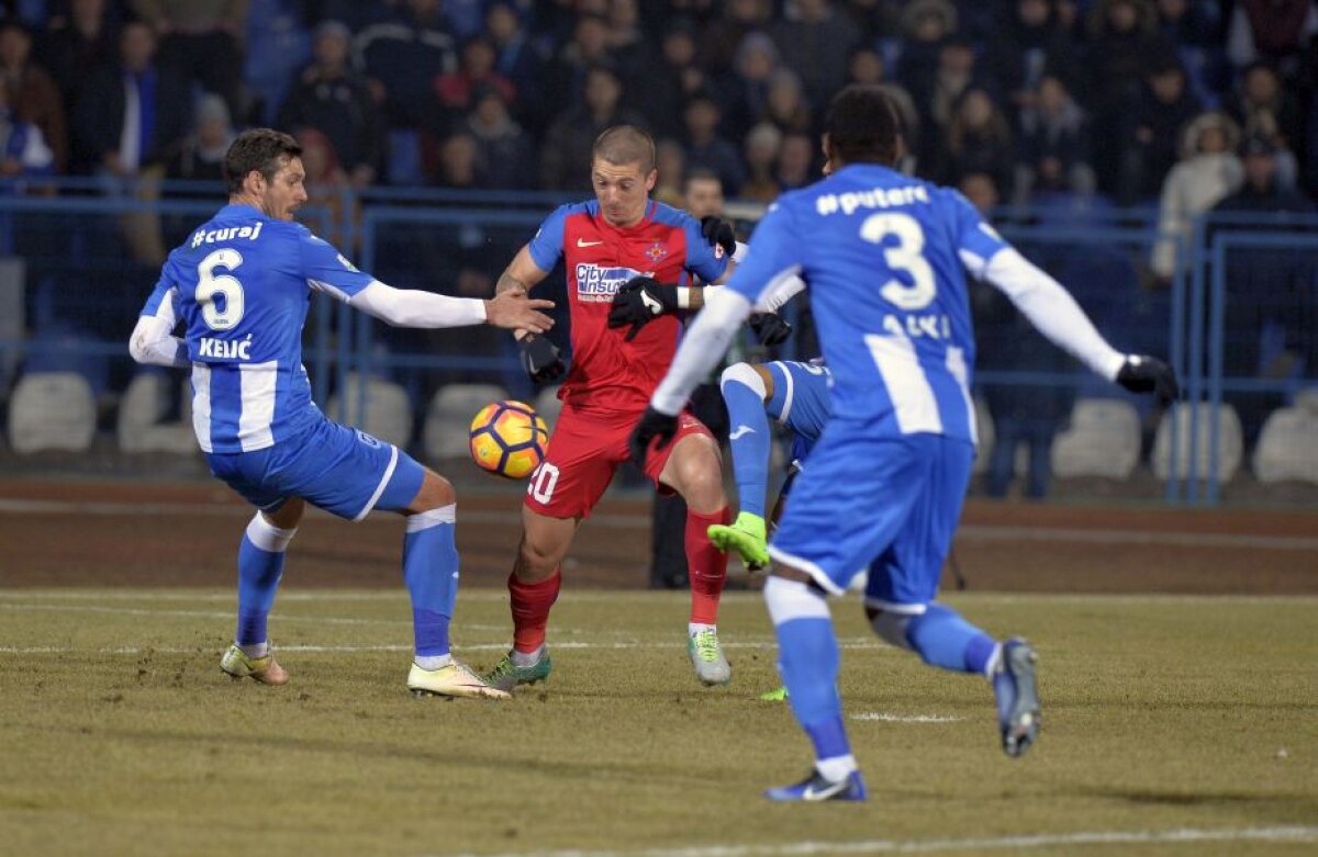 FOTO și VIDEO Victoria renegaților » Steaua câștigă la Severin cu CS U Craiova grație golurilor lui Pintilii și Enache