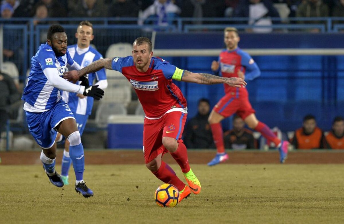 FOTO și VIDEO Victoria renegaților » Steaua câștigă la Severin cu CS U Craiova grație golurilor lui Pintilii și Enache