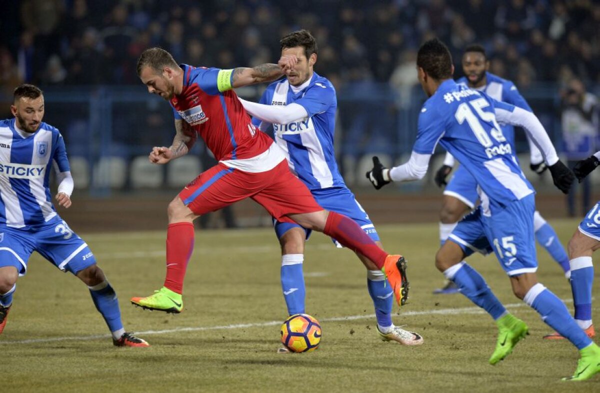 FOTO și VIDEO Victoria renegaților » Steaua câștigă la Severin cu CS U Craiova grație golurilor lui Pintilii și Enache