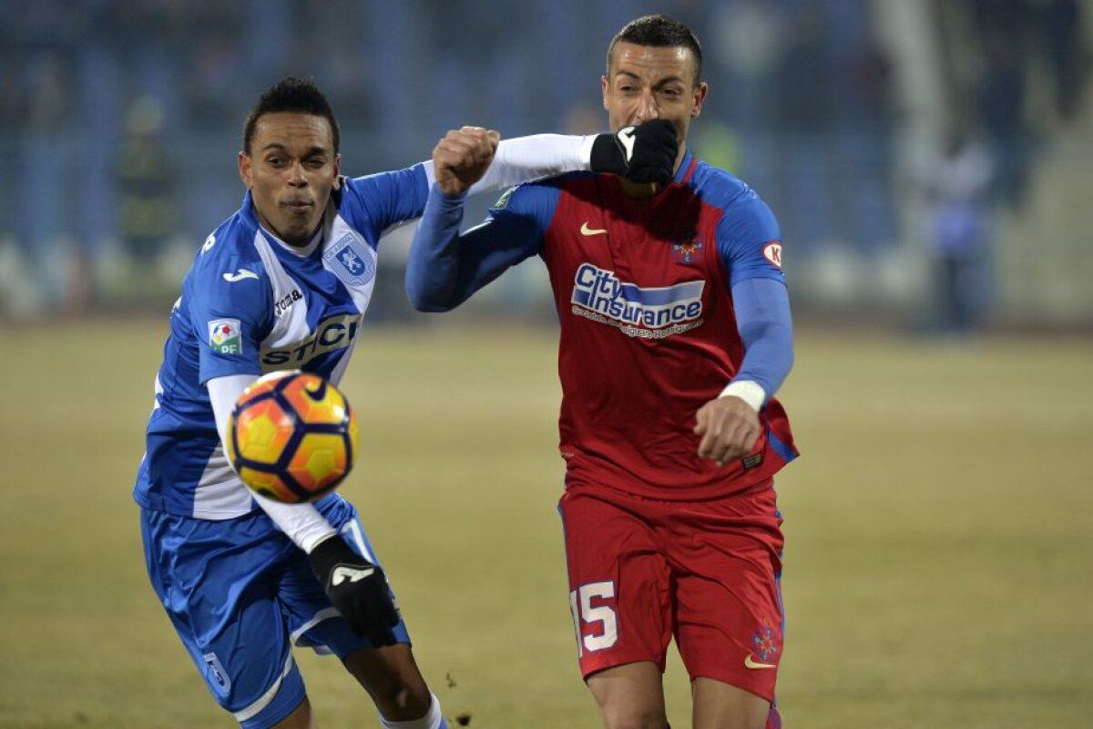 VIDEO+FOTO #steauaesteaua » ”Roş-albaştrii” au învins din nou Craiova, 2-1, după un fotbal solid, ajutată de golurile a doi renegaţi, Pintilii şi Enache