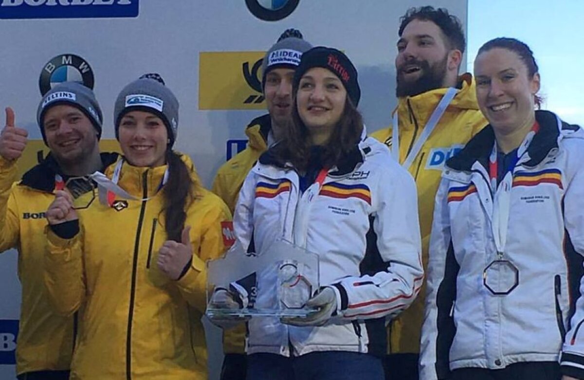 FOTO Medalii de bronz pentru români la Cupa Mondială de bob 