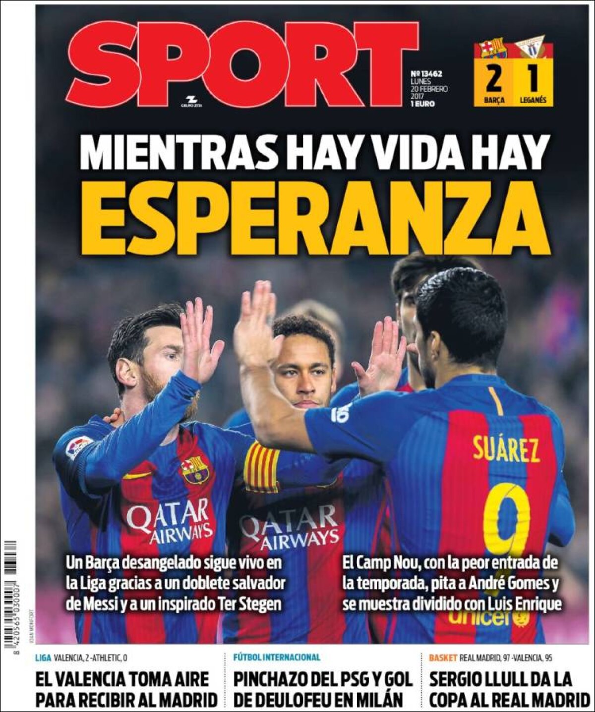 Ce scriu azi ziarele de sport din lume (20 februarie 2017)