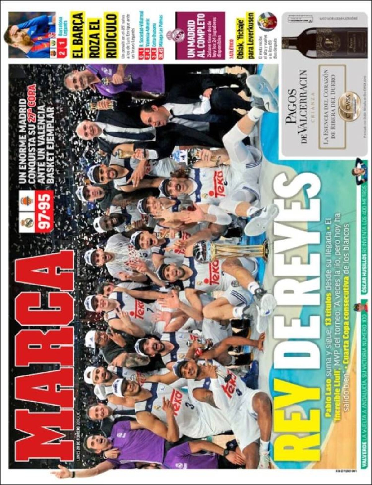 Ce scriu azi ziarele de sport din lume (20 februarie 2017)