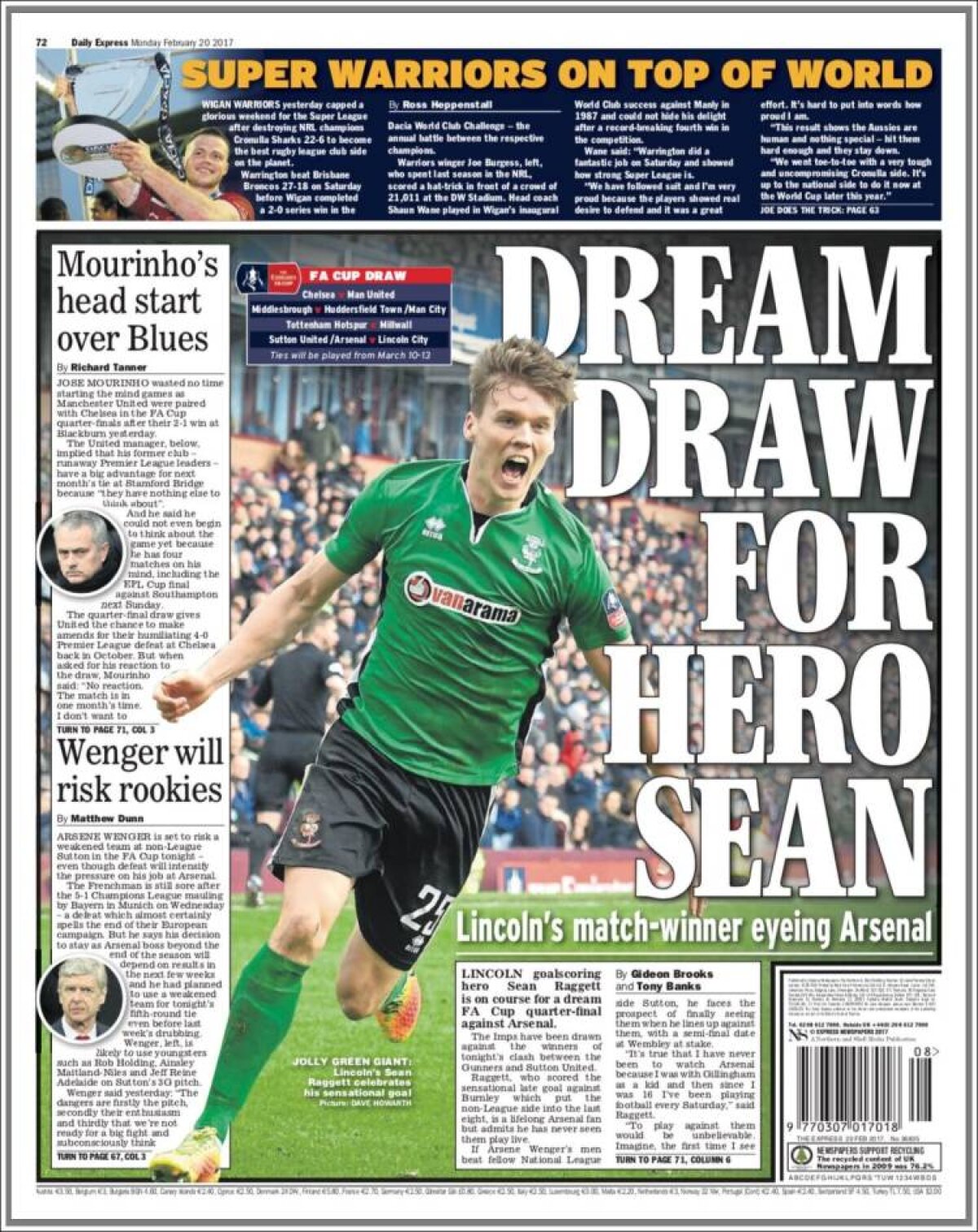 Ce scriu azi ziarele de sport din lume (20 februarie 2017)