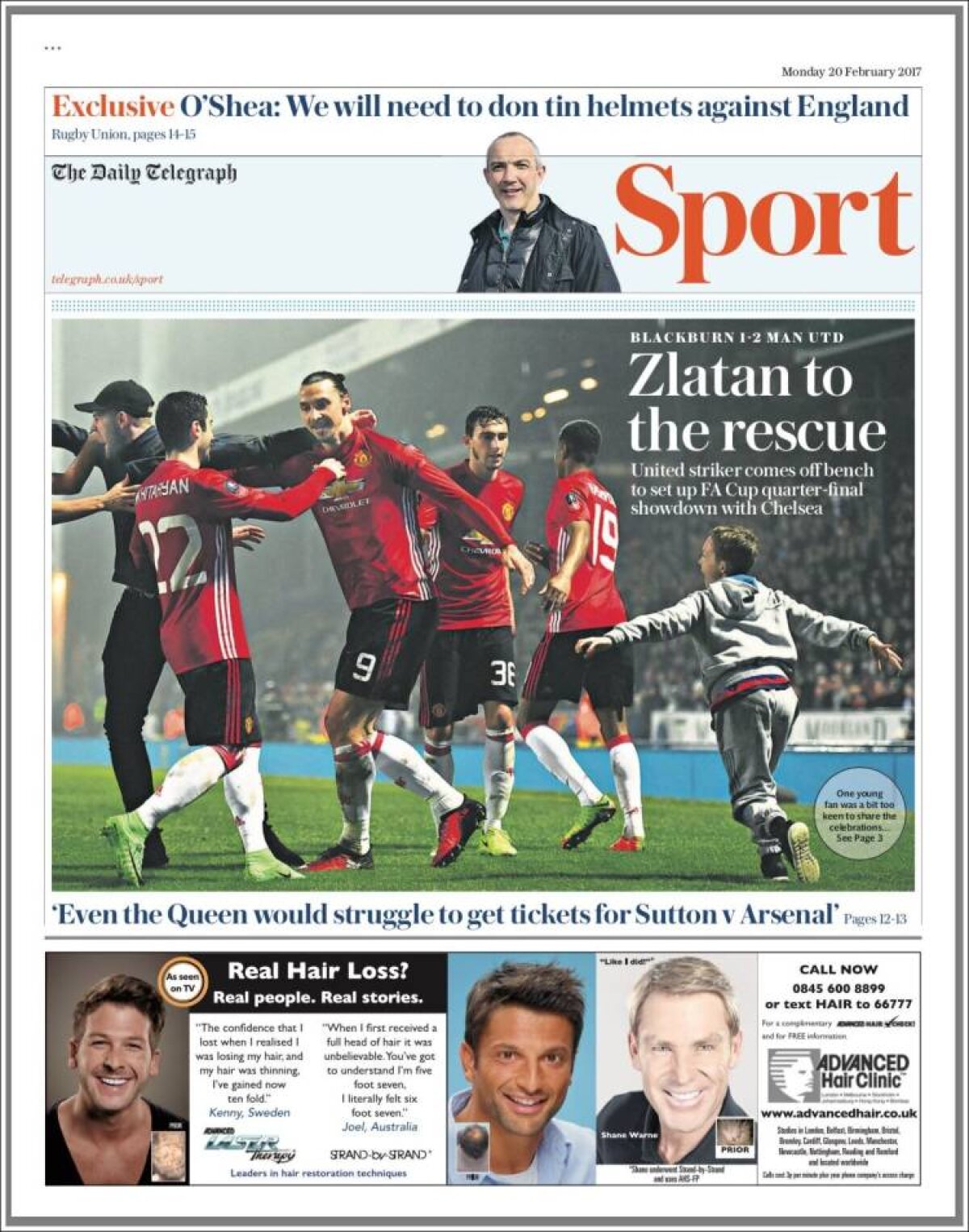 Ce scriu azi ziarele de sport din lume (20 februarie 2017)