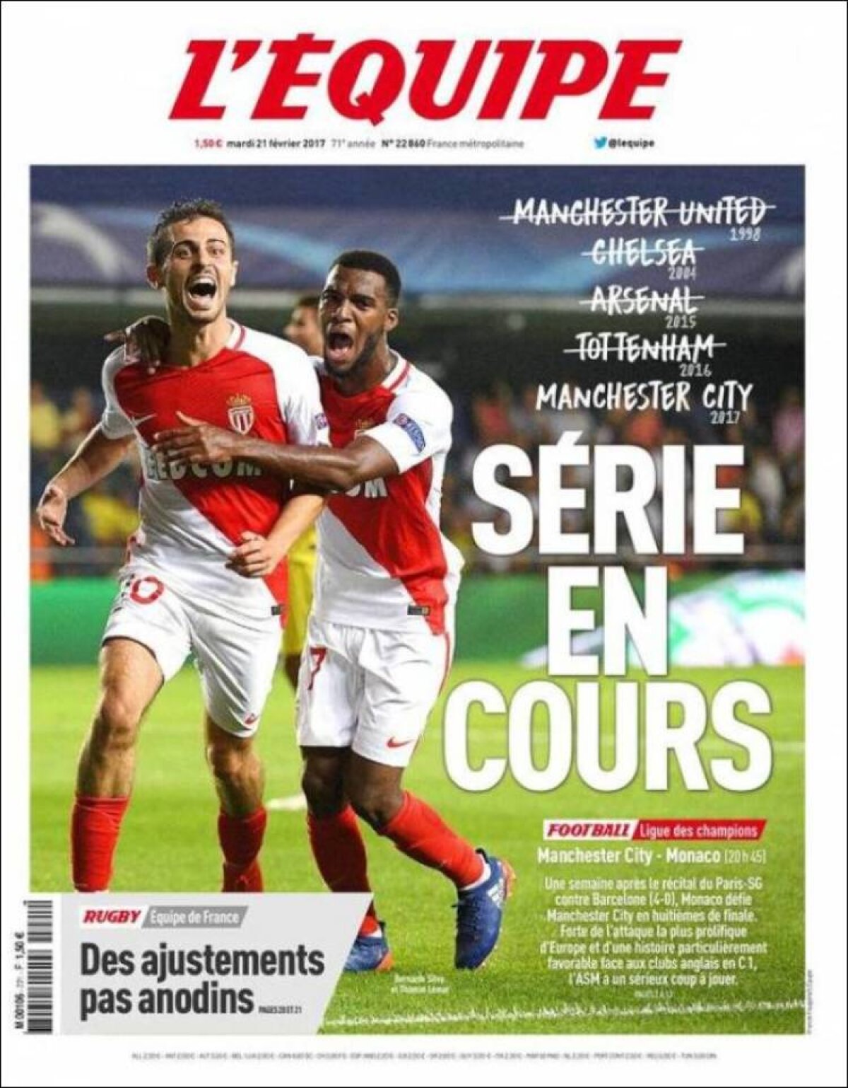 Ce scriu azi ziarele de sport din lume (21 februarie 2017)