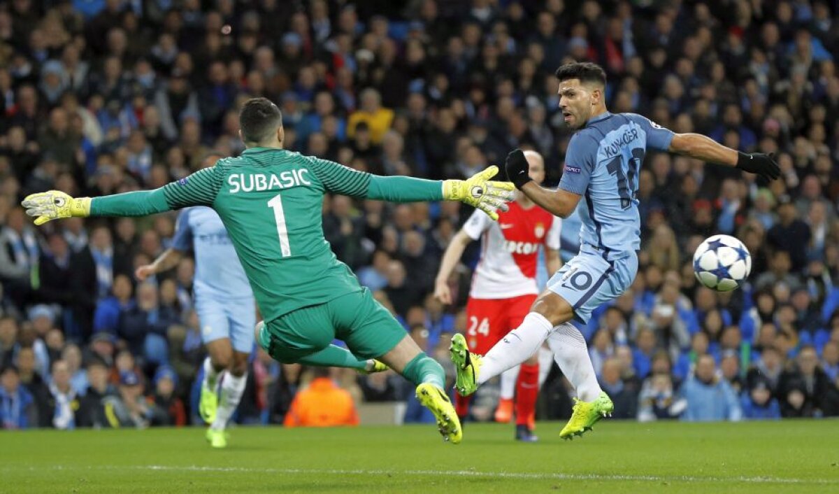 VIDEO+FOTO » 14 goluri într-o seară de vis din "optimile" Ligii Campionilor » Manchester City și AS Monaco au oferit un meci de senzație