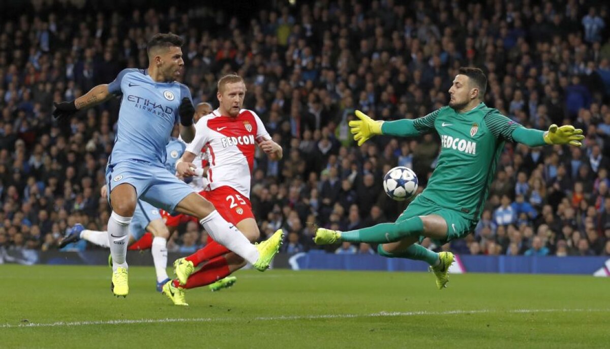 VIDEO+FOTO » 14 goluri într-o seară de vis din "optimile" Ligii Campionilor » Manchester City și AS Monaco au oferit un meci de senzație