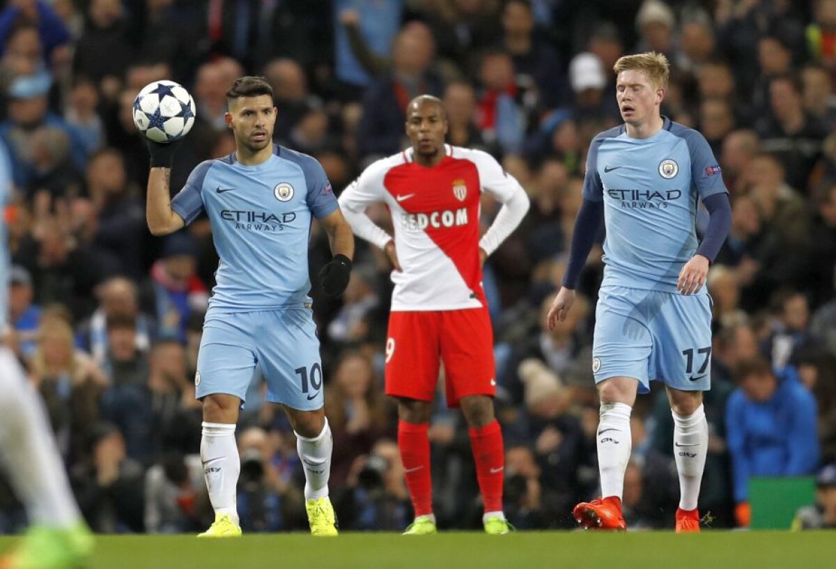 VIDEO+FOTO » 14 goluri într-o seară de vis din "optimile" Ligii Campionilor » Manchester City și AS Monaco au oferit un meci de senzație