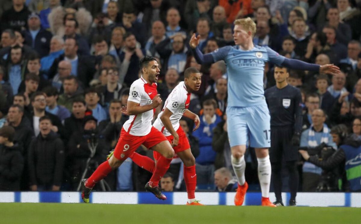 VIDEO+FOTO » 14 goluri într-o seară de vis din "optimile" Ligii Campionilor » Manchester City și AS Monaco au oferit un meci de senzație