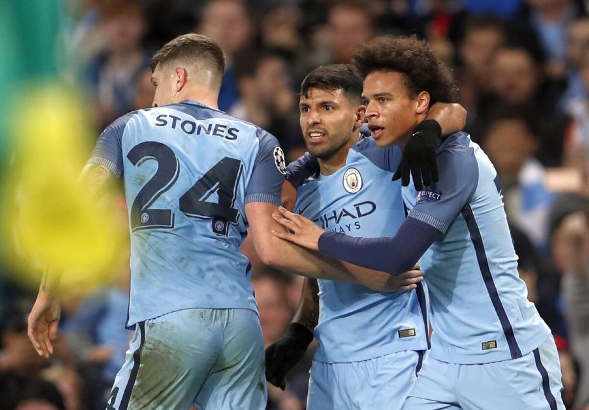 VIDEO+FOTO » 14 goluri într-o seară de vis din "optimile" Ligii Campionilor » Manchester City și AS Monaco au oferit un meci de senzație