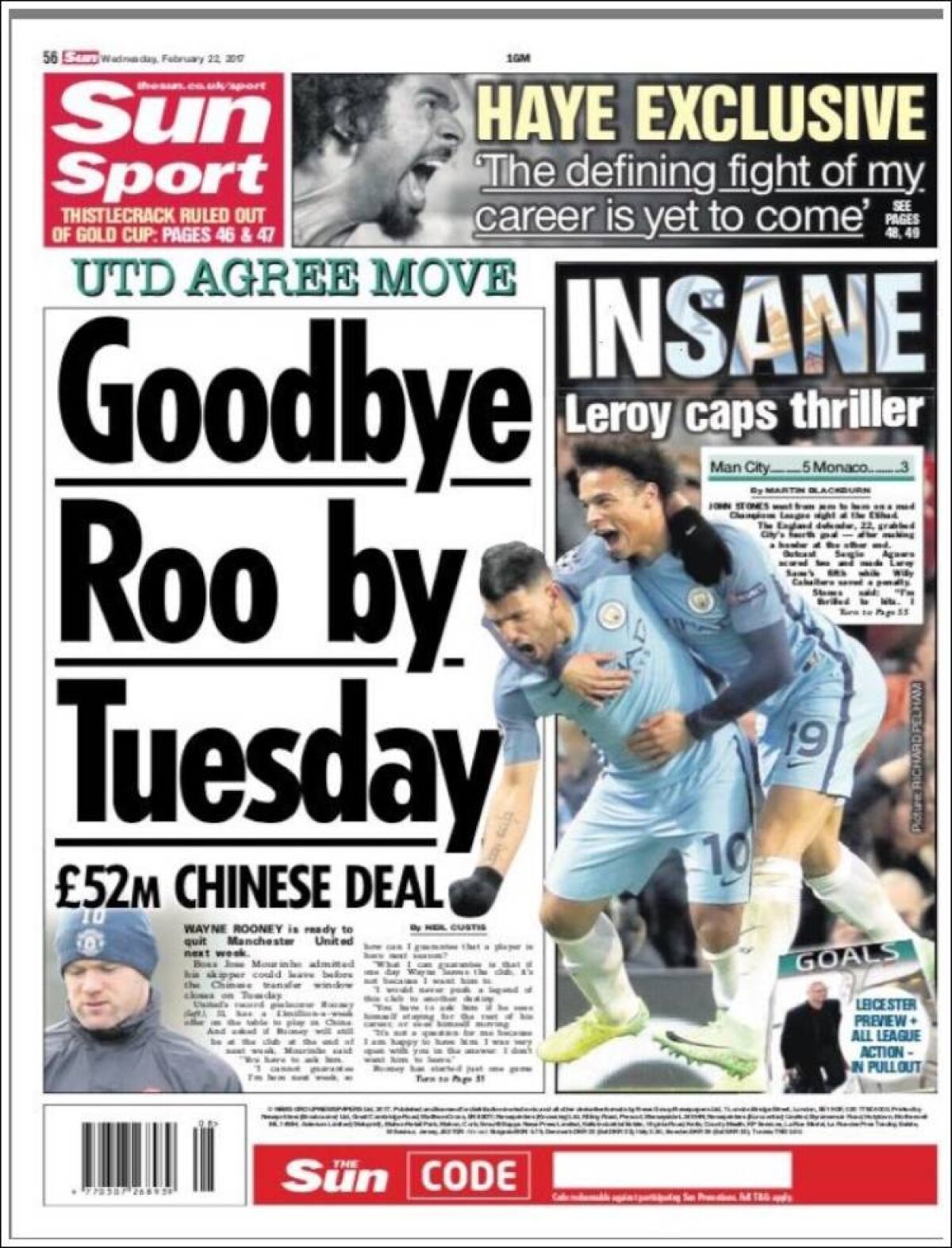 Ce scriu azi ziarele de sport din lume (22 februarie 2017)